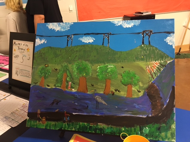 Painting of the Jordan River Ecosystem